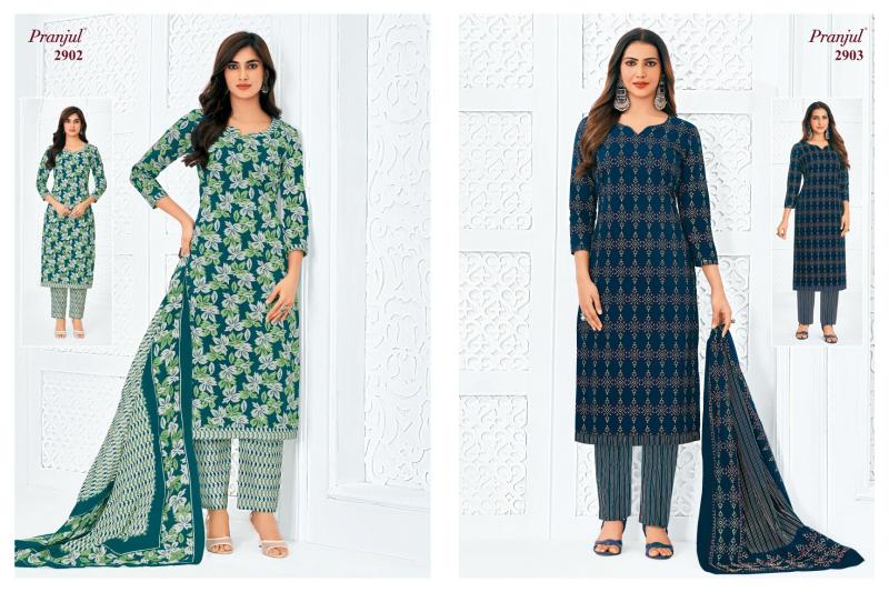 Pranjul priyanka vol 29 cotton dress material wholesalers mumbai